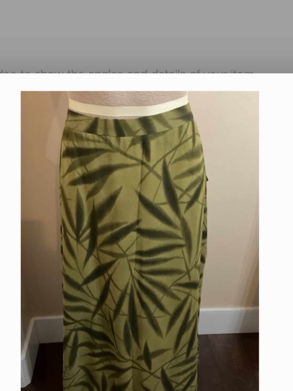 Jones New York Maxi Skirt silk